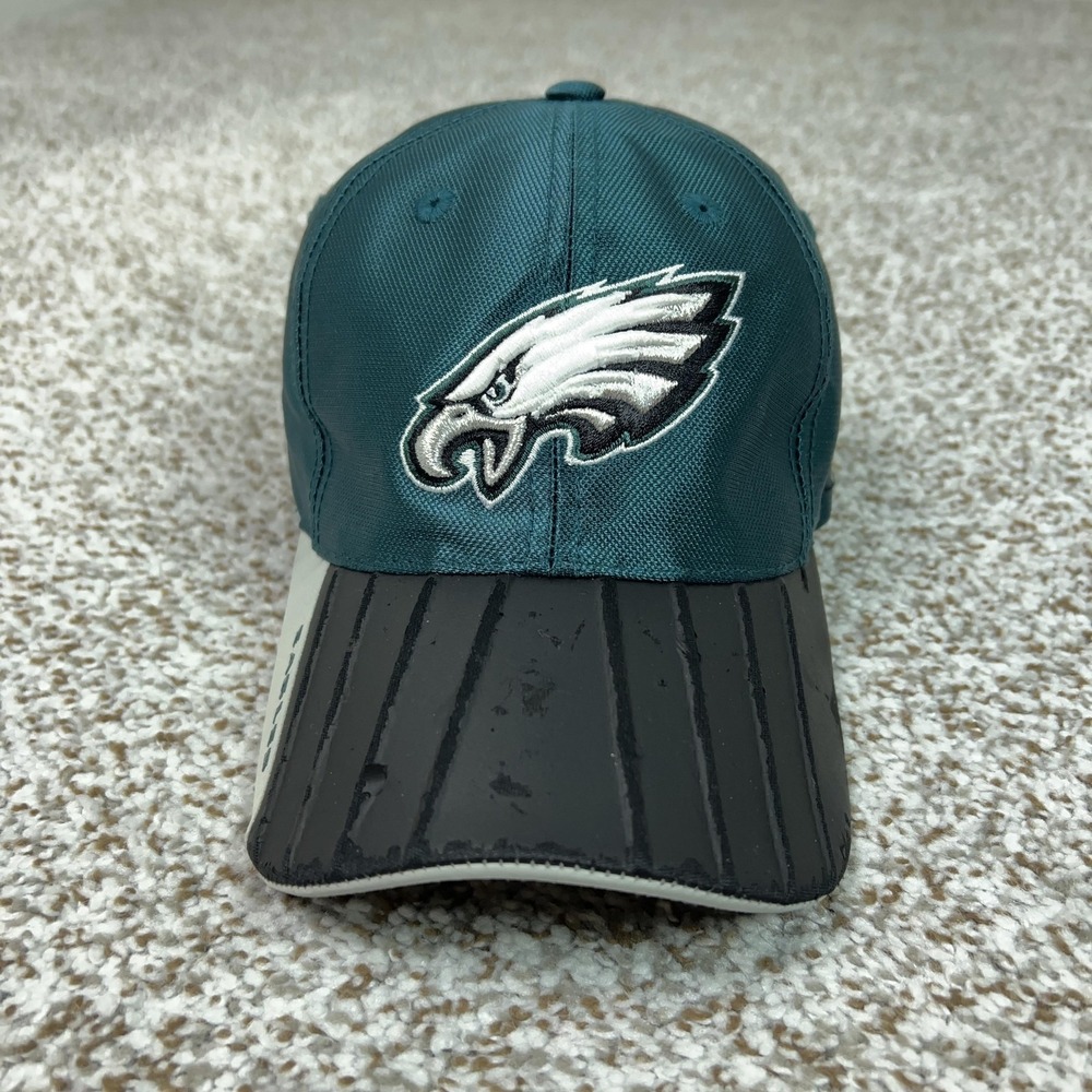 Philadelphia‎ Eagles Hat Cap Strap Back Mens One Size Green NFL Football Reebok